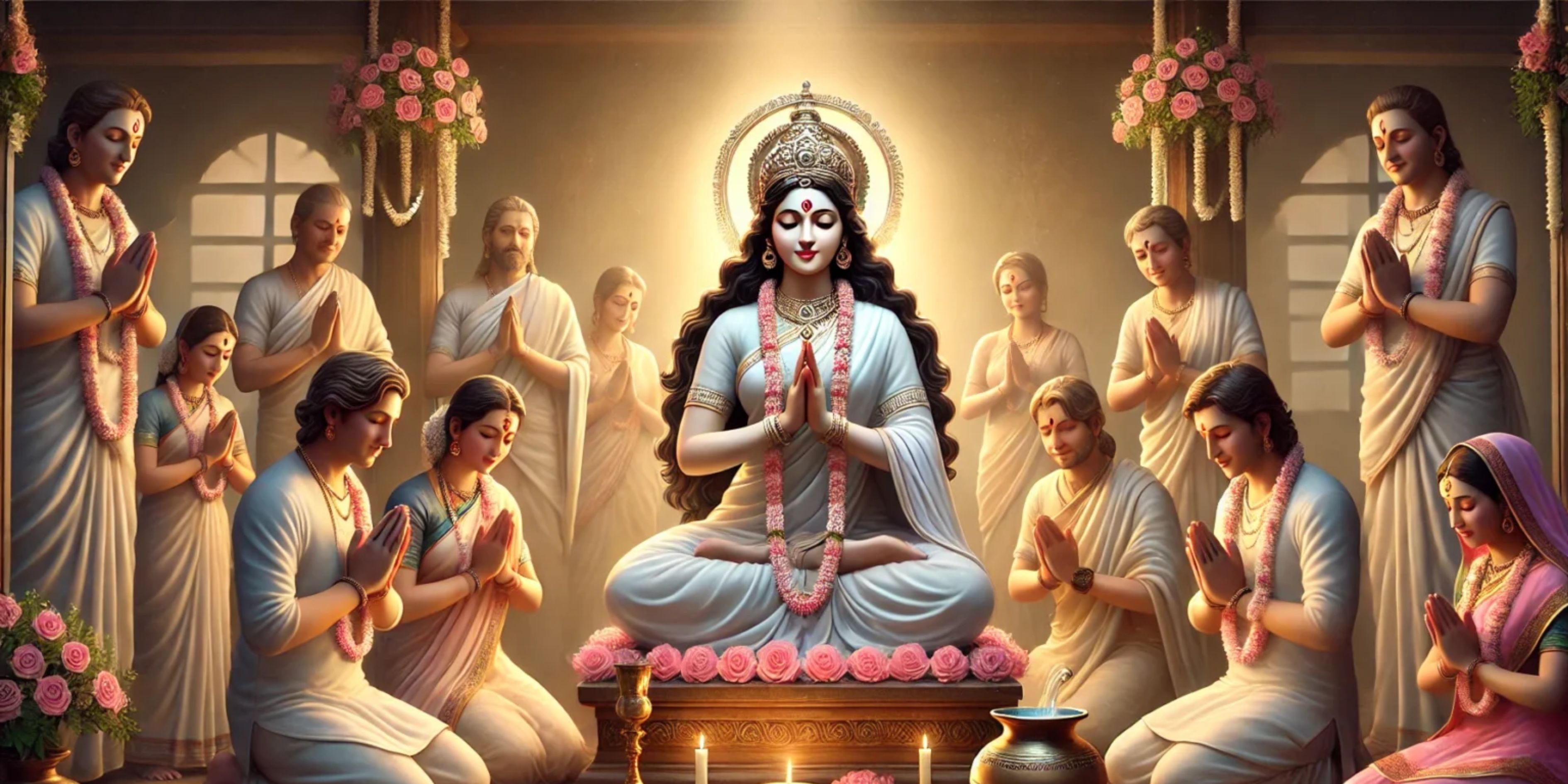 Day 2 of Navratri 2025:(नवरात्रि का दूसरा दिन): Maa Brahmacharini Puja